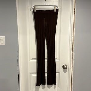 Zara, Long legged, Sheer, flared,Dark Brown